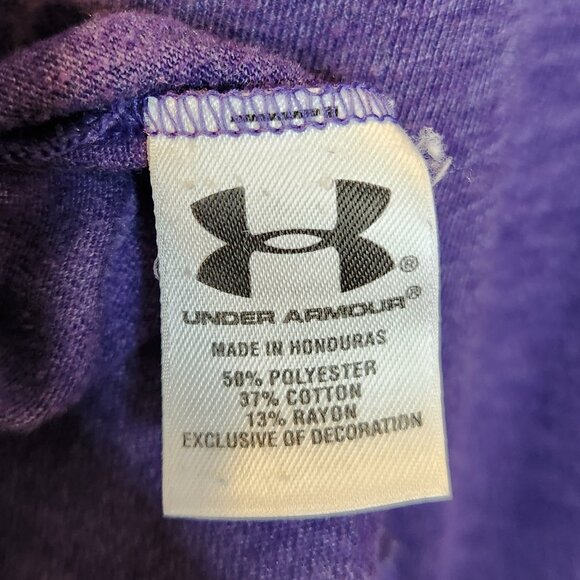 2XL Mens Purple Under Armour Tee - Picture 5 of 6